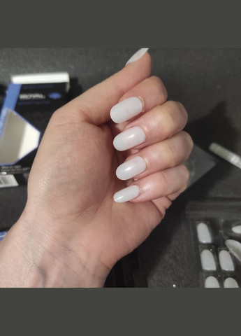 Накладні нігті з клеєм 24 Round False Nail Tips Royal (301417181)