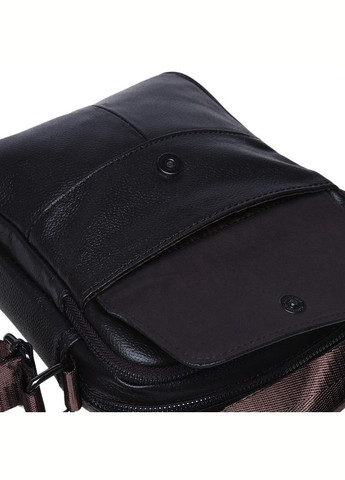 Чоловіча шкіряна сумка коричневого кольору 100316-brown Borsa Leather (322189824)