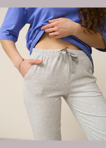 Женские пижамные штаны в рубчик Nicoletta (327366565)