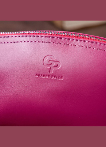 Жіноча косметичка зі шкіри Amelin 11301 Фуксія Grande Pelle (298567978)