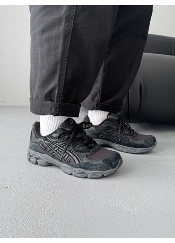 Чорні Осінні кросівки чоловічі Asics Gel NYC Black Gore-Tex | Асікс Гель-НЮК