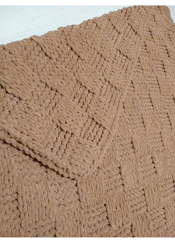 Дитячий плюшевий в’язаний плед, ручна робота No Brand (370606573)