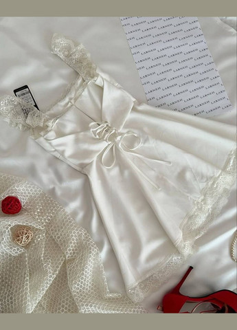 Молочна кежуал, коктейльна сукня No Brand однотонна