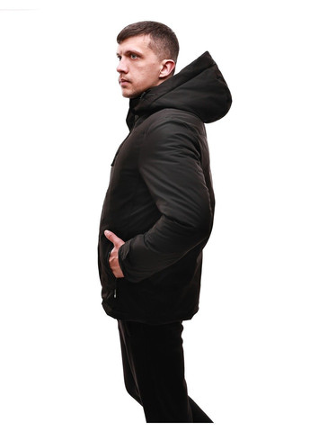 Черная зимняя куртка зимняя мужская TE