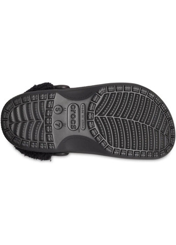 Кроксы утепленные Crocs Baya Lined Fuzz-Strap Black/Black (305389194)