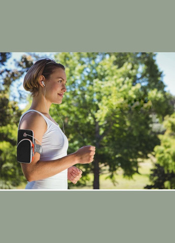 Сумка для бега Сумка - чехол на руку с 2 карманами Psheko 19х9.5 см Черная (SL050344) No Brand (329444066)