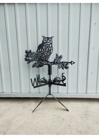 Флюгер на будинок Сова, Пугач, флюгер на дах з металу 3 мм. No Brand (368896748)