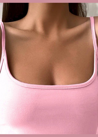 Жіночий ніжно-рожевий боді No Brand (338377015)