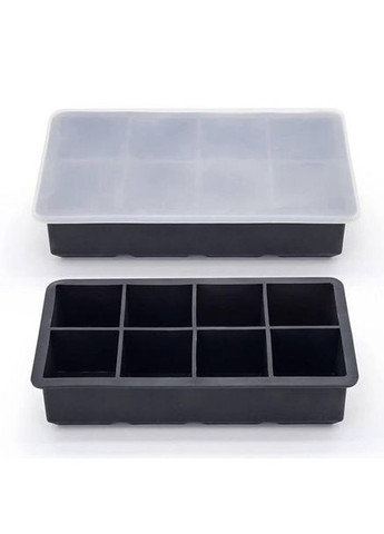 Форма для льоду силіконова з кришкою Кубики 8 комірок 21x11.5x5 см (С051353) Ice (333707592)