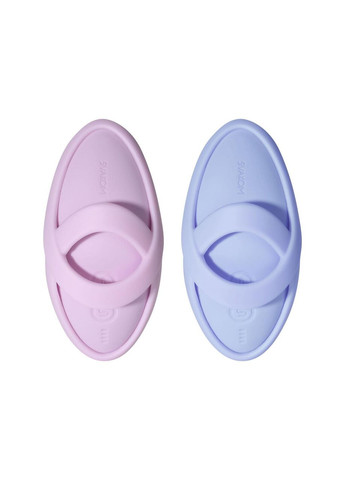 Смарт-вибратор для клитора Echo 2 Sky Blue, подогрев до 38 °C, съемная насадка на палец Svakom (333983423)