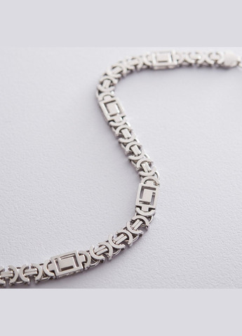 Мужской серебряный браслет (Евро Версаче 1.0 см) ро217012 23 Oniks (264295610)