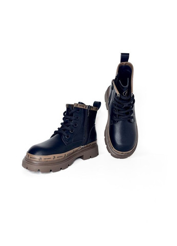 Демісезонні черевики 28 р 18,4 см чорний артикул Д372 Apawwa (362464953)