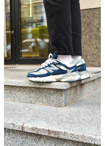 КРОСІВКИ ЖІНОЧІ NEW BALANCE 9060 BLUE WHITE НЬЮ БЕЛАНС 9060 No Brand білі демісезони (367176050)