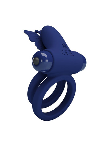 Эрекционное виброкольцо Pretty Love Powerful Vibro Butterfly для пениса с клиторальным стимулятором LyBaile (363041401)