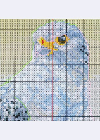 Набор для вышивания по нанесённой на канву схеме"Falcon".AIDA 14CT printed, 60*47 см Joy Sunday (313614536)