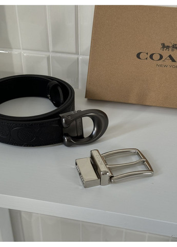 Ремень Belt Kit Black Leather/Silver Fittings No Brand (360502624)