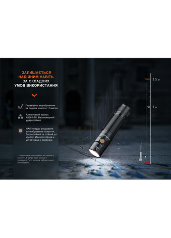 Ліхтар ручний E35R, блакитний | Лімітована серія Fenix (365728861)