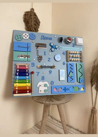 Універсальний бізіборд розвиваюча іграшка 50х60 см No Brand (355890421)