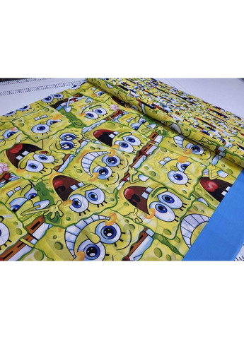 Постельное белье Спанч Боб, бязь Полуторный размер, наволочки 70/70 No Brand (364220171)