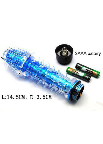 Вибратор с шипами вагинально-анальный+лубрикант шоколад.Вибратор силиконовый. Красный No Brand (340914578)