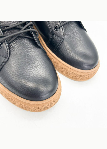 Черные осенние ботинки (р) кожа 0-2-2-4626065 Kadar