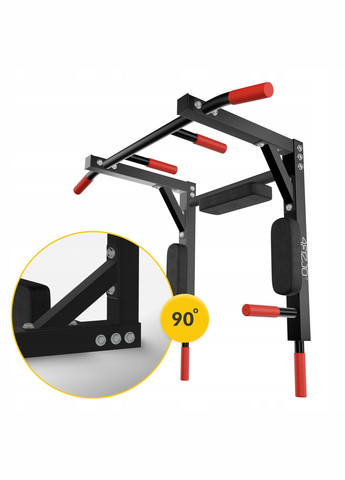 Турнік-бруси навісний 2 в 1 Black () 4FIZJO P-5905973402644 (311290617)