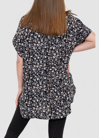 Сорочка жіноча штапель, колір чорно-бежевий, Ager (294335216)