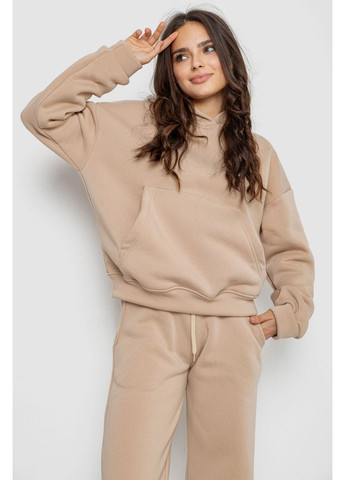 Спортивний костюм жіночий на флісі, колір світло-сірий, 241R2001-2 Ager (365593864)