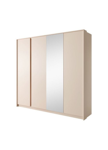 Шафа для одягу Даст / Dast 4-дверна з дзеркалом 4D/220 Беж (PFH-091011) Perfect Home (368288897)