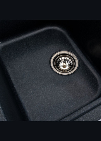 Гранітна мийка для кухні EQUATORIA 7950 матова Антрацит Valeso (358059392)
