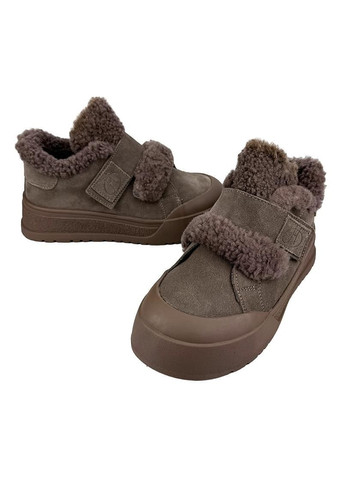 Уггі жіночі замшеві на платформі коричнеаві 5092-3 No Brand (361408544)