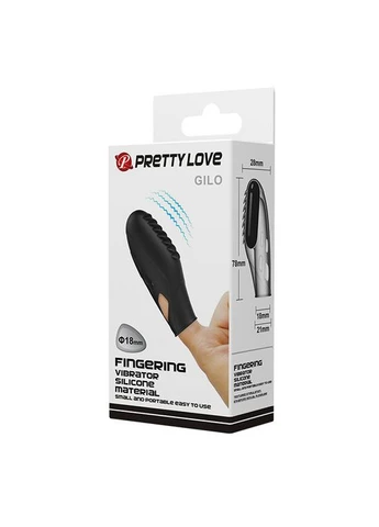 Насадка на палець Gilo Finger Vibrator Black Pretty Love (383086507)