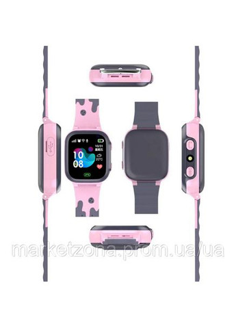 Дитячий смарт годинник Z1 з сім картою відстеженням українською мовою для дівчинки рожевий Smart Baby Watch (334314615)