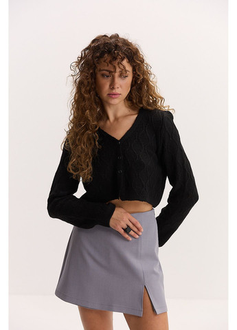 Жіночі шорти з імітацією спідниці сірі Arjen (353306023)