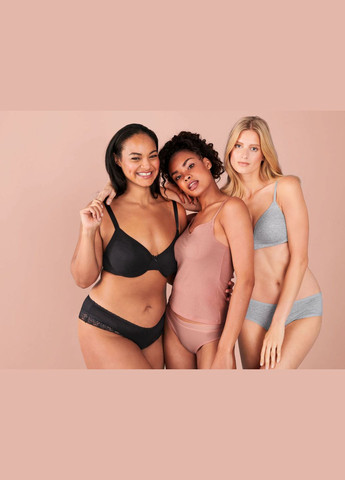 Чёрный корбей бюстгальтер набор 2шт. хлопковые для женщины lycra® 499665 Esmara с косточками эластан, хлопок, трикотаж