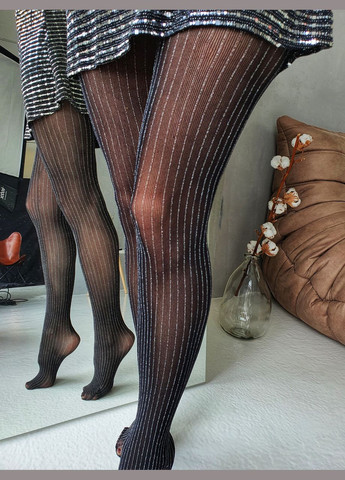 Колготки женские с блестящими полосками. JUGO shine line (293510650)