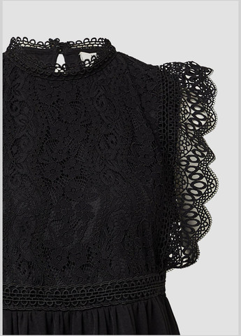 Чорна сукня S.Oliver однотонна