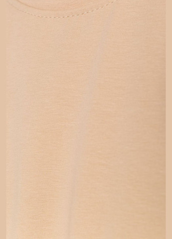 Світло-бежева футболка чоловіча базова, колір теракотовий, Ager