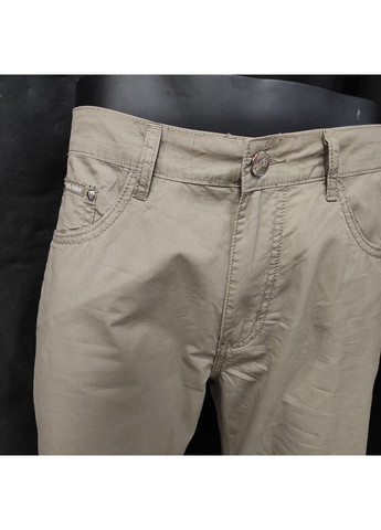Бежевые летние брюки vitions мужские хлопок средняя посадка летние 34 бежевые Armani Jeans