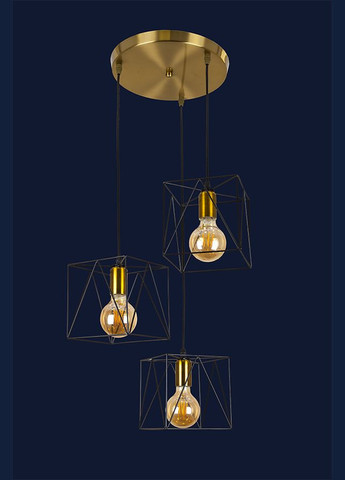 Підвісний світильник 756PR103F-3 BRZ+BK (300) (LVS3980) Levistella (323003268)