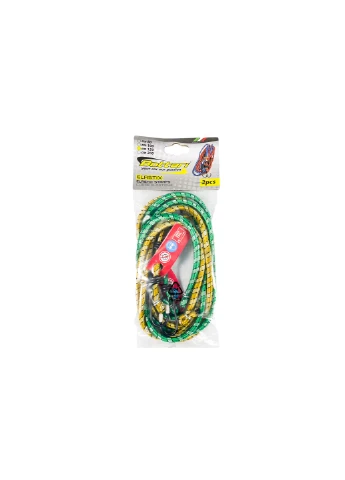 Ремни для крепления багажа 2шт x 150см Ø 8мм "ELASTIC STRAP" Poputchik (393771324)