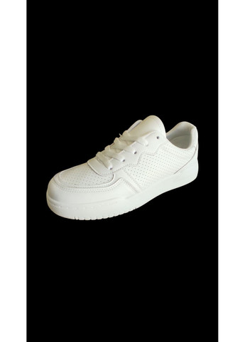 Женские кожаные кроссовки с перфорацией, белые. Stilli белые демисезоны (351388068)