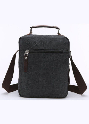 Сумка вертикальная текстильная 20079 Черная Vintage (329147526)