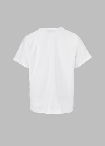 Белая летняя футболка Ponki