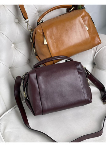 Кожаная сумка женская, средняя, на плечо, с ручкой, кроссбоди, натуральная кожа Genuine Leather Кросбоді (361376963)