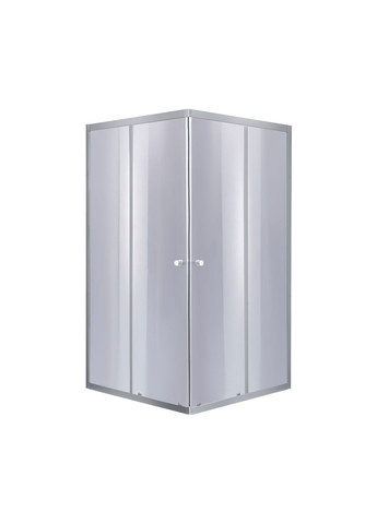 Душова кабіна Wawel SC90x90.SAT.LOW.GR, скло тон. 4 мм + Душовий піддон KAPIELKA ST90x90х14 LIDZ LWASC9090SLGSET (337514669)