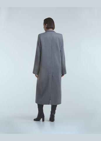 Сіре демісезонне Пальто KNITLAB