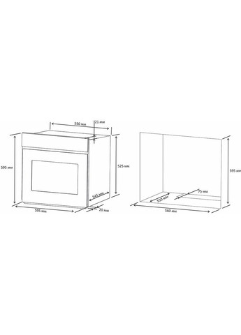 Духовой шкаф DIANA 6006 WH ELEYUS (315454216)
