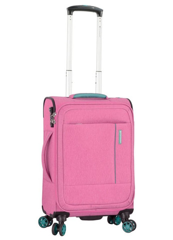 Чемодан малый (S) тканевый ручная кладь 39303 Розовый Snowball (302968428)