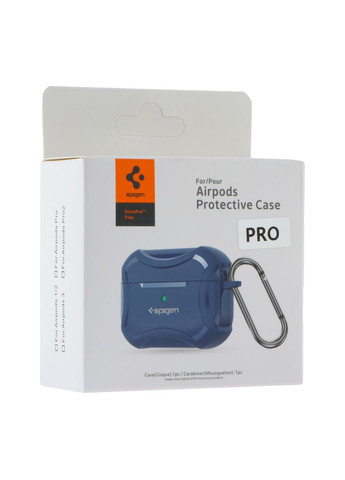 Футляр TPU DuraPro Flex with Hook для Airpods Pro Цвет Blue Spigen APPLE Airpods Pro 2019 (336940798)